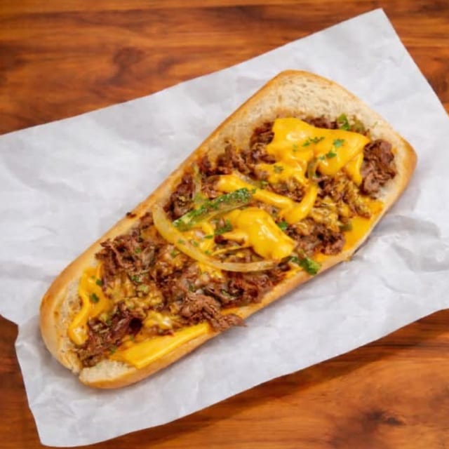 STEAK AND CHEESE SUB.