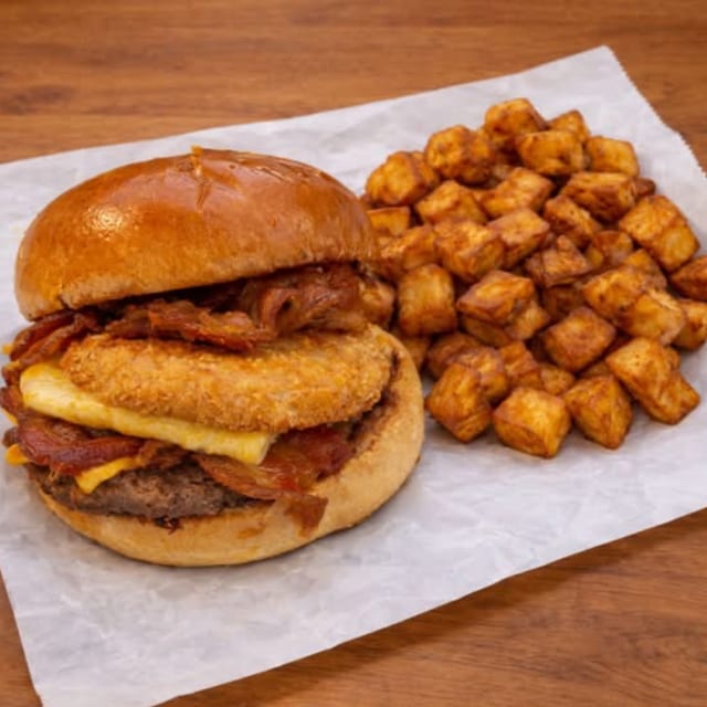 BREAKY BURGER.
