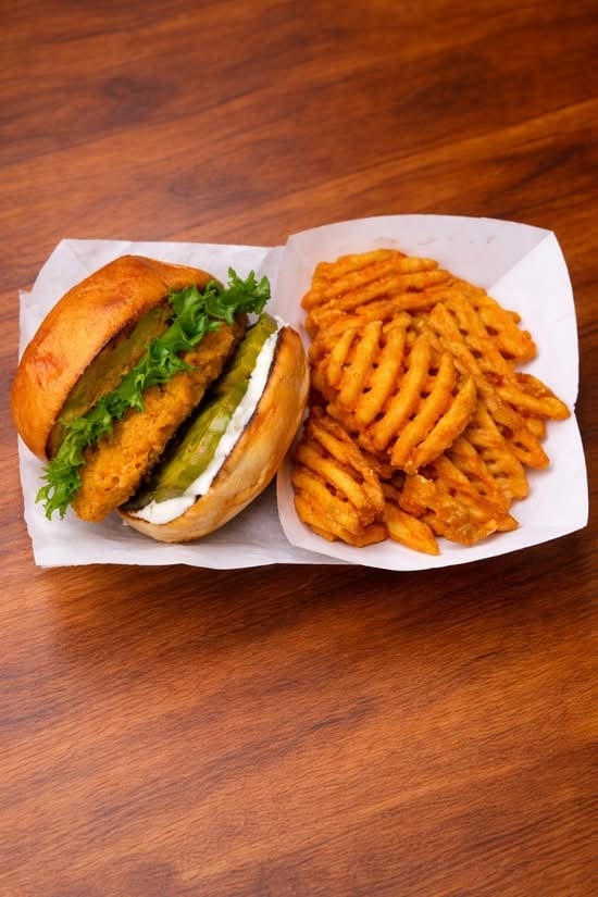 Fried Chicken Sandwich Tray (10).