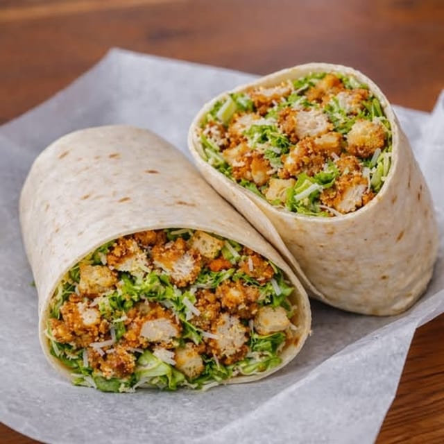 Fried Chicken Caesar Wrap Tray (10).